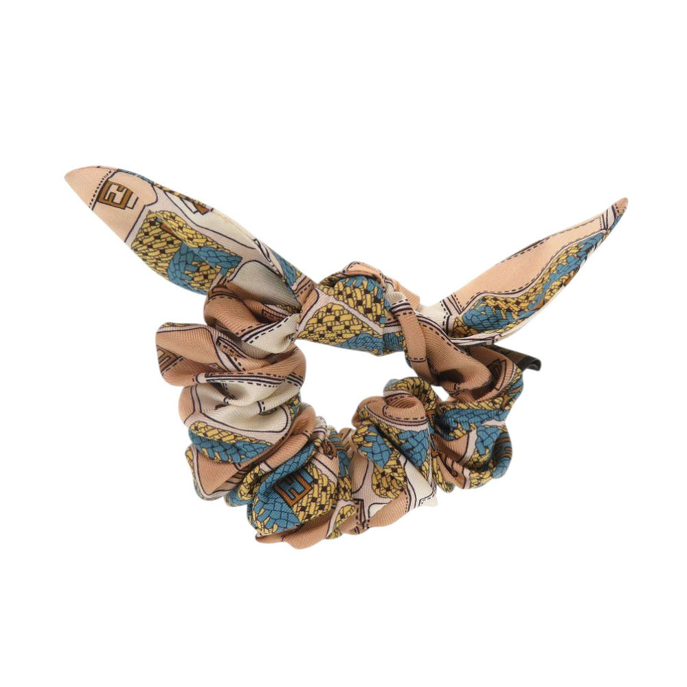 美品 フェンディ シュシュ シルク ピンク 1899【中古】FENDI