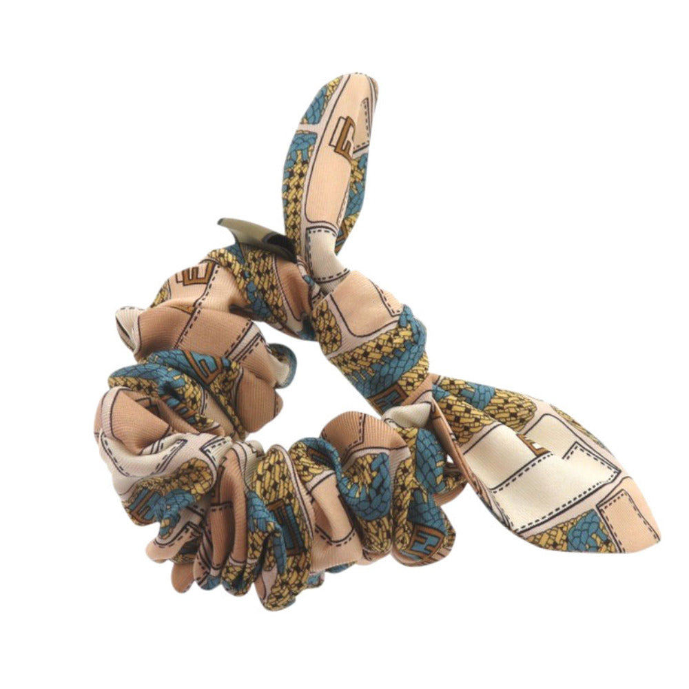 美品 フェンディ シュシュ シルク ピンク 1899【中古】FENDI