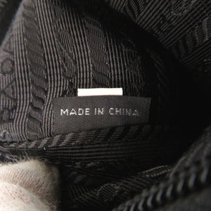 美品 プラダ キルティング ナイロン 1NE051 NERO ブラック ハンドバッグ 黒 1910【中古】PRADA