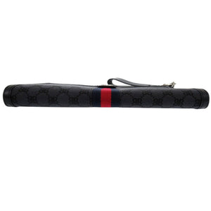 新品同様 バレンシアガ ザ ハッカープロジェクト グッチコラボ シェリーライン 680382 PVC レザー ブラック  クラッチバッグ 黒 1929【中古】BALENCIAGA