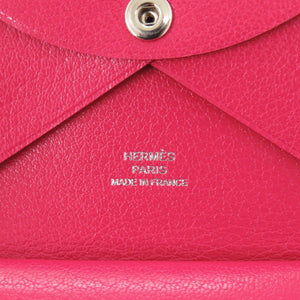 未使用 エルメス カルヴィデュオ シェーブル ローズエクストリーム W刻印(2024年製) コインケース 1934【中古】HERMES