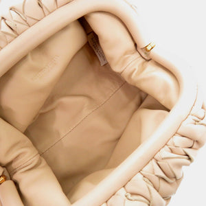 新品同様 ボッテガ ヴェネタ ザポーチ レザー ピンク  ショルダーバッグ 0760-2【中古】BOTTEGAVENETA