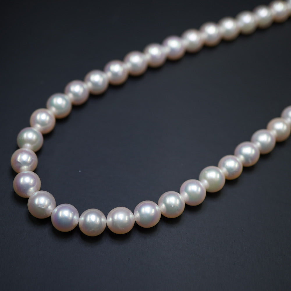 美品 アコヤ真珠 8-8.5ｍｍ ネックレス あこや真珠/シルバー925 パール アクセサリー 0054【中古】