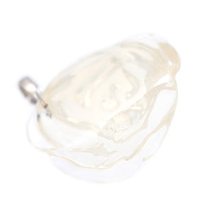 美品 天然オパール109.08ct / ダイヤ0.04ct / K18WG ペンダント トップ ホワイトゴールド/オパール/ダイヤモンド ジュエリー 0060【中古】レディース
