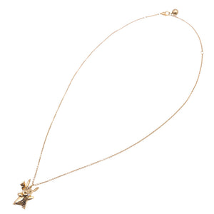 新品同様 ティファニー ダニエルアーシャム ポケモン コラボ ピカチュウ K18YG/ダイヤモンド ネックレス 750YG ゴールド ダイヤ ジュエリー 0087【中古】TIFFANY&Co.