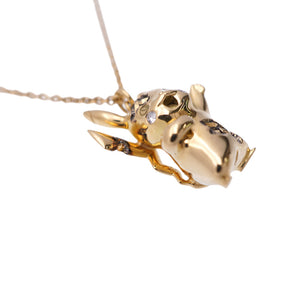 新品同様 ティファニー ダニエルアーシャム ポケモン コラボ ピカチュウ K18YG/ダイヤモンド ネックレス 750YG ゴールド ダイヤ ジュエリー 0087【中古】TIFFANY&Co.