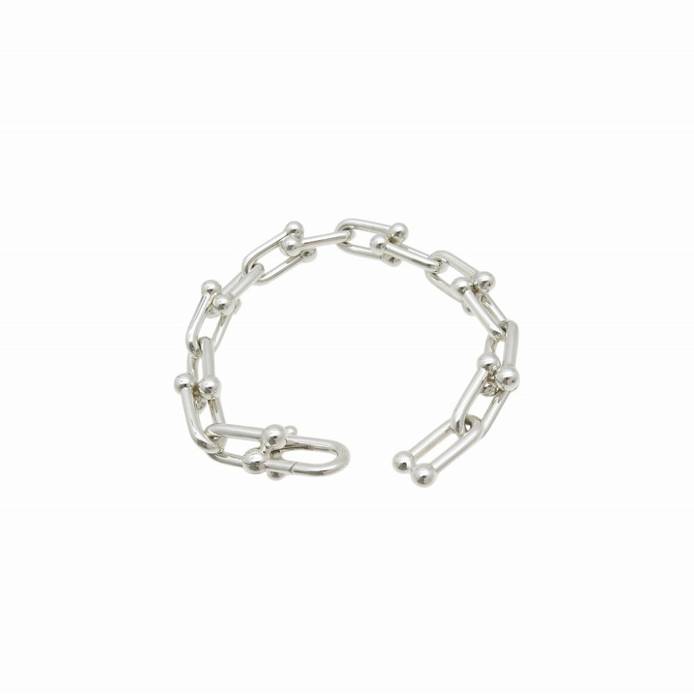美品 ティファニー ハードウェア リンク ラージ シルバー925 ブレスレット アクセサリー 0222【中古】TIFFANY&Co. メンズ