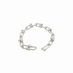 美品 ティファニー ハードウェア リンク ラージ シルバー925 ブレスレット アクセサリー 0222【中古】TIFFANY&Co. メンズ