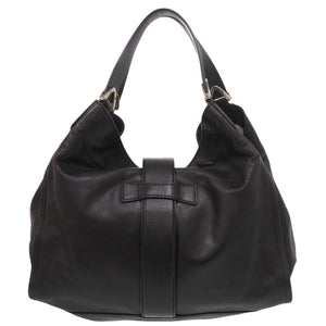 グッチ 296856 レザー ブラック ハンドバッグ 黒 0244【中古】GUCCI