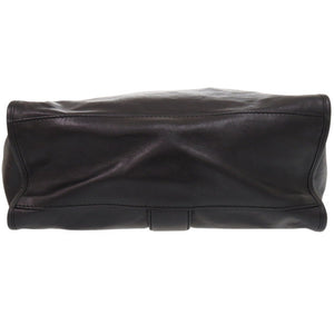 グッチ 296856 レザー ブラック ハンドバッグ 黒 0244【中古】GUCCI