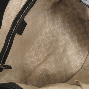 グッチ 296856 レザー ブラック ハンドバッグ 黒 0244【中古】GUCCI