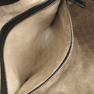 グッチ 296856 レザー ブラック ハンドバッグ 黒 0244【中古】GUCCI