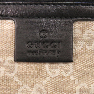 グッチ 296856 レザー ブラック ハンドバッグ 黒 0244【中古】GUCCI