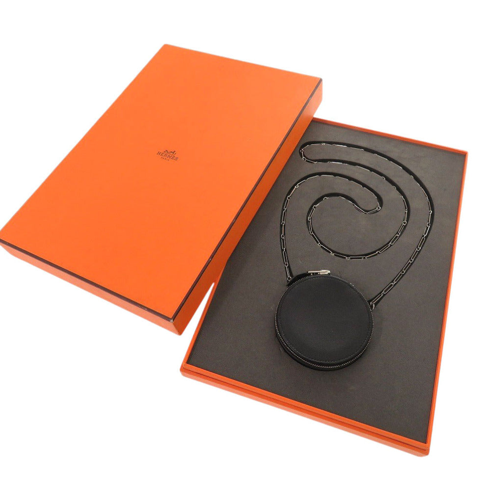 新品同様 エルメス ヴィランドリー マイクロ カーフスキン ブラック C刻印(2018年製) ショルダーバッグ 黒 0251【中古】HERMES