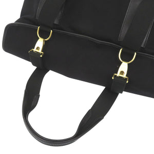 美品 ハンティングワールド キャンバス ブラック ボストンバッグ 0259【中古】HUNTING WORLD メンズ