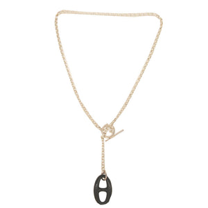 新品同様 エルメス シェーヌダンクルチャーム シルバー925 シルバー ネックレス 0271【中古】HERMES