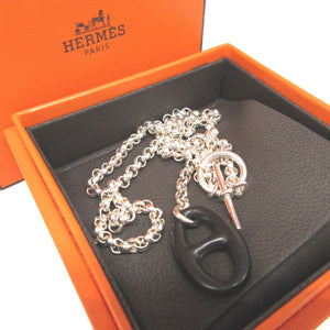 新品同様 エルメス シェーヌダンクルチャーム シルバー925 シルバー ネックレス 0271【中古】HERMES