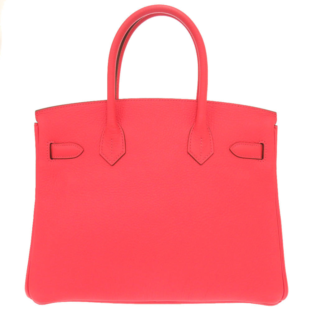 新品同様 エルメス バーキン30 トリヨンクレマンス ローズジャイプール □R刻印 ハンドバッグ 0302 【中古】 HERMES