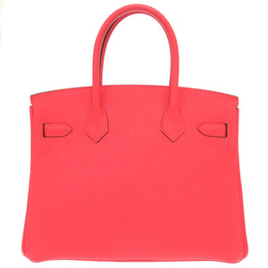 新品同様 エルメス バーキン30 トリヨンクレマンス ローズジャイプール □R刻印 ハンドバッグ 0302 【中古】 HERMES