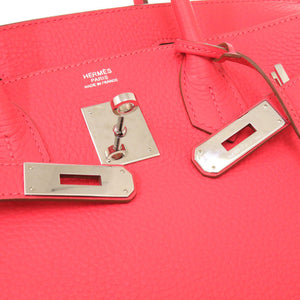 新品同様 エルメス バーキン30 トリヨンクレマンス ローズジャイプール □R刻印 ハンドバッグ 0302 【中古】 HERMES