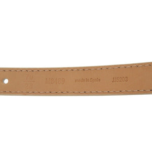 新品同様 ルイ ヴィトン LV グラム 15MM リバーシブル M8489 パテントレザー エクリュ ベルト LV 0326【中古】LOUIS VUITTON