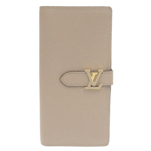 新品同様 ルイ ヴィトン ヴェルティカル ウォレット M81367 トリヨンレザー ガレ 長財布 ベージュ LV 0773【中古】LOUIS VUITTON