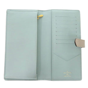 新品同様 ルイ ヴィトン ヴェルティカル ウォレット M81367 トリヨンレザー ガレ 長財布 ベージュ LV 0773【中古】LOUIS VUITTON