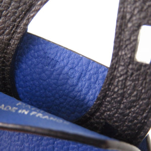 新品同様 エルメス ジョッキー バッグチャーム ヴォーバレニア ウッド ブラック ブルーフランス B刻印(2023年製) キーホルダー 0386 【中古】 HERMES