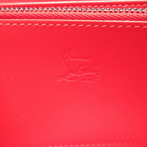 新品同様 クリスチャンルブタン パネトーネ 11650644 スタッズ レザー ブラック 黒 レッド 赤 ラウンドファスナー長財布 財布 0392【中古】Christian Louboutin