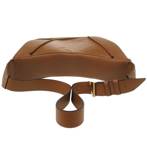 新品同様 ヴェルサーチ Vグレカ ボディバッグ ベルトバッグ ショルダーバッグ 1006888 1A04605 レザー ブラウン 0409【中古】VERSACE