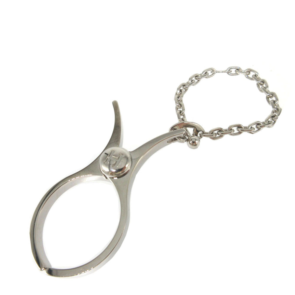 新品同様 エルメス フィロー メタル シルバー グローブホルダー 0412【中古】HERMES