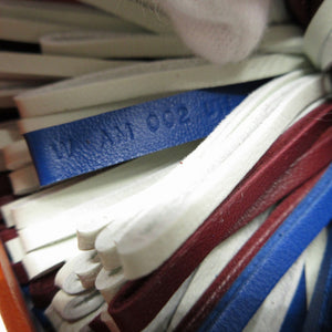 新品同様 エルメス カルメン W刻印(2024年製) アニューミロ ブルーマルテ ルージュアッシュ ヴェールフィズ バッグチャーム キーホルダー 0414【中古】HERMES