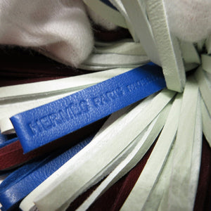 新品同様 エルメス カルメン W刻印(2024年製) アニューミロ ブルーマルテ ルージュアッシュ ヴェールフィズ バッグチャーム キーホルダー 0414【中古】HERMES