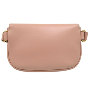 新品同様 トッズ T タイムレス ショルダーバッグ T timeless bum bag ピンクベージュ レザー ピンク 0419【中古】TOD’S