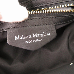 美品 メゾン マルジェラ グラムスラム S61WB0000 レザー ブラック ボディバッグ 黒 0420【中古】Maison Margiela
