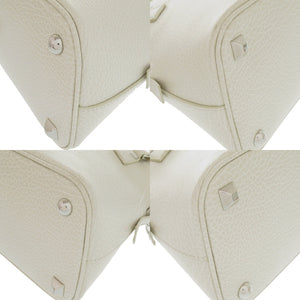 美品 メゾン マルジェラ 5AC レザー ホワイト S56WG0082 2WAYショルダーバッグ ハンドバッグ 0421【中古】Maison Margiela