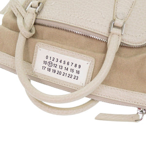 美品 メゾン マルジェラ 5AC レザー ホワイト S56WG0082 2WAYショルダーバッグ ハンドバッグ 0421【中古】Maison Margiela