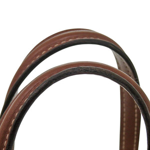 バーバリー ミニフレヤトート 8044143 キャンバス/レザー ベージュ ショルダーバッグ 0429【中古】BURBERRY