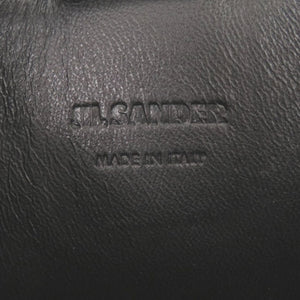 美品 ジルサンダー タングル SM レザー ブラック ショルダーバッグ 黒 0461【中古】JIL SANDER