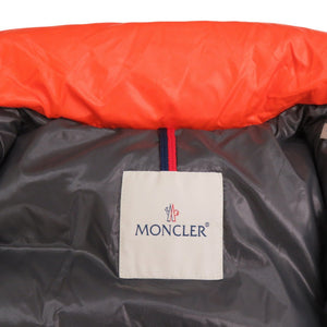 美品 モンクレール TIB GILET 120914335005 ダウン フェザー サイズ1 オレンジ ダウンベスト 0482【中古】MONCLER メンズ