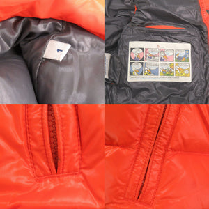 美品 モンクレール TIB GILET 120914335005 ダウン フェザー サイズ1 オレンジ ダウンベスト 0482【中古】MONCLER メンズ