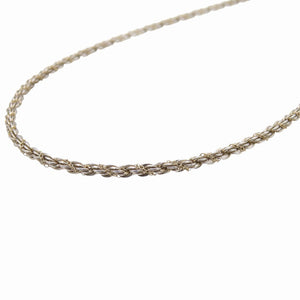 美品 ティファニー ツイスト チェーン ネックレス ヴィンテージ シルバー 925 シルバー/ゴールド 0489【中古】TIFFANY&Co.