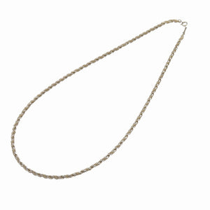 美品 ティファニー ツイスト チェーン ネックレス ヴィンテージ シルバー 925 シルバー/ゴールド 0489【中古】TIFFANY&Co.