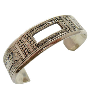 美品 エルメス トゥアレグ バングル SV925 民族柄 シルバー925 0492【中古】HERMES