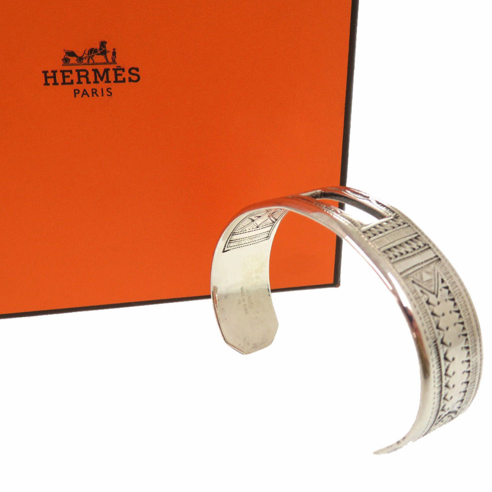 美品 エルメス トゥアレグ バングル SV925 民族柄 シルバー925 0492【中古】HERMES