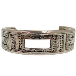 美品 エルメス トゥアレグ バングル SV925 民族柄 シルバー925 0492【中古】HERMES