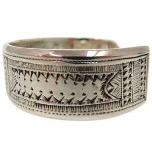 美品 エルメス トゥアレグ バングル SV925 民族柄 シルバー925 0492【中古】HERMES