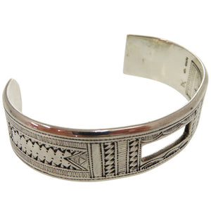 美品 エルメス トゥアレグ バングル SV925 民族柄 シルバー925 0492【中古】HERMES