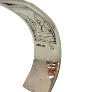 美品 エルメス トゥアレグ バングル SV925 民族柄 シルバー925 0492【中古】HERMES