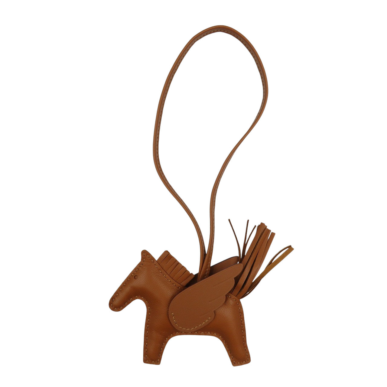 新品同様 エルメス ロデオペガサスPM ゴールド U刻印 2022年製 バッグチャーム 0509【中古】HERMES